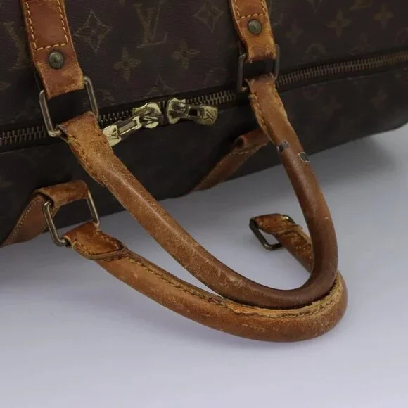 LOUIS VUITTON Monogram Keepall 55 Boston Bag M41424 LV Auth 117006